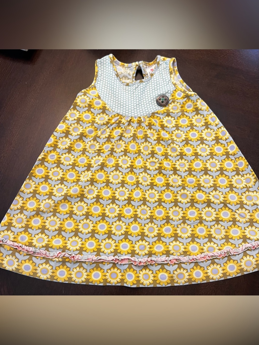 Matilda Jane Yellow White Floral Sunflower Dress